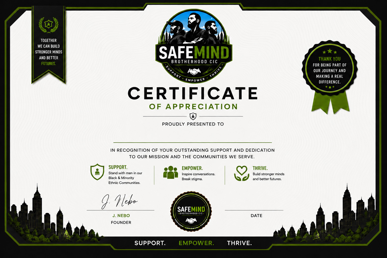 Safemind Certificate